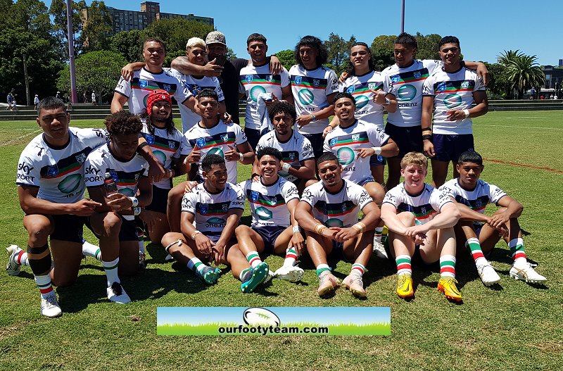 NZ Warriors SG Ball Cup team (Photo : Steve Montgomery)