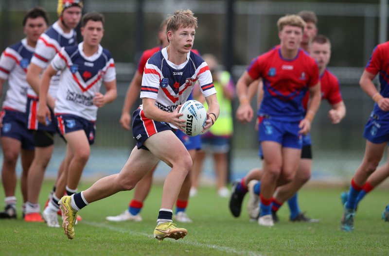 Tayte Bayley had a blinder kicking 3 goals in the 2023 Andrew Johns Cup Grand Final (Photo : Bryden Sharp / NSWRL)