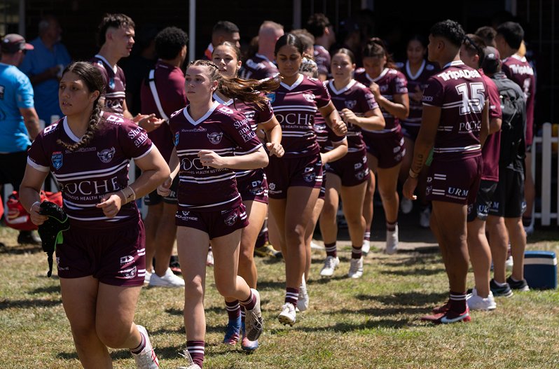 Manly Sea Eagles Tarsha Gale Cup (Photo : Riley Moore / OurFootyteam)