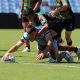 Thomas Dellow scores a hard try in the Sharks Harold Matthews Cup comeback in Rnd 5 (Photo : Steve Montgomery)