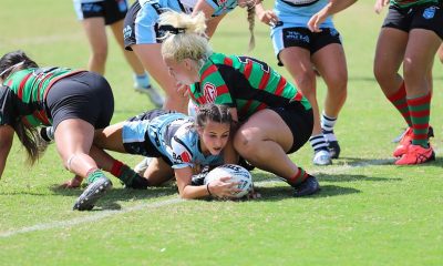 NSWRL Tarsha gale Cup Rnd 5 action Photo's cronulla Sharks vs South Sydney Rabbitohs (Photo's Steve Montgomery)