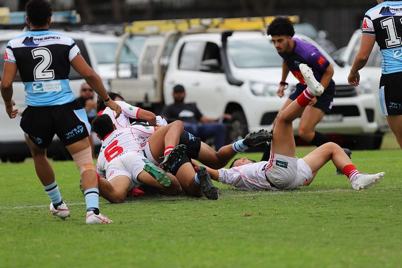 HMC Rnd 8 SHARKS vs DRAGONS