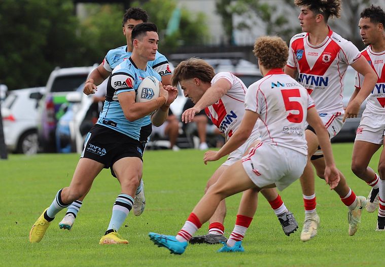 SGB Rnd 8 SHARKS vs DRAGONS