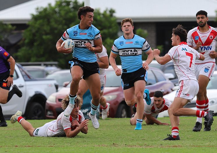 SGB Rnd 8 SHARKS vs DRAGONS