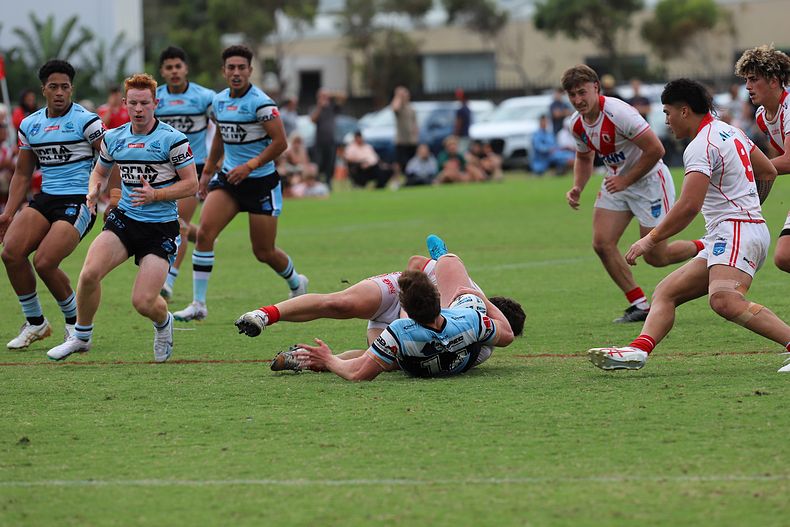 SGB Rnd 8 SHARKS vs DRAGONS