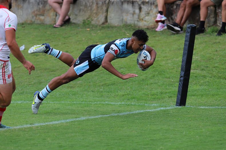 SGB Rnd 8 SHARKS vs DRAGONS