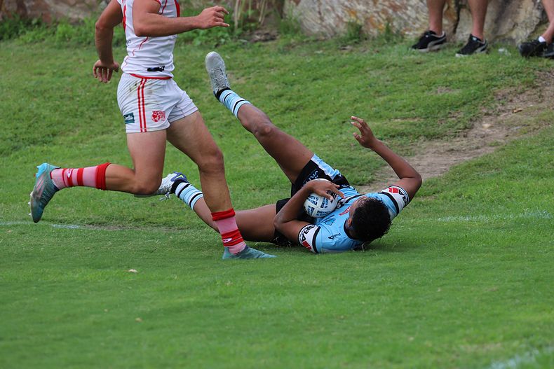 SGB Rnd 8 SHARKS vs DRAGONS
