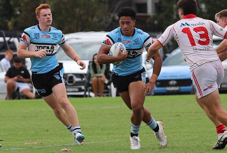 SGB Rnd 8 SHARKS vs DRAGONS