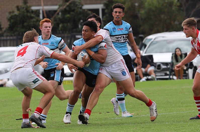 SGB Rnd 8 SHARKS vs DRAGONS