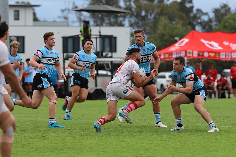 SGB Rnd 8 SHARKS vs DRAGONS