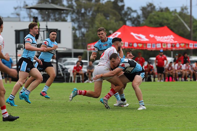 SGB Rnd 8 SHARKS vs DRAGONS
