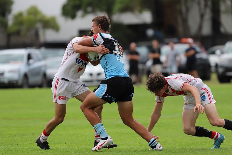 SGB Rnd 8 SHARKS vs DRAGONS