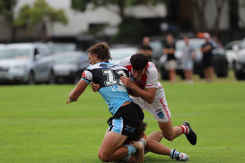 SGB Rnd 8 SHARKS vs DRAGONS