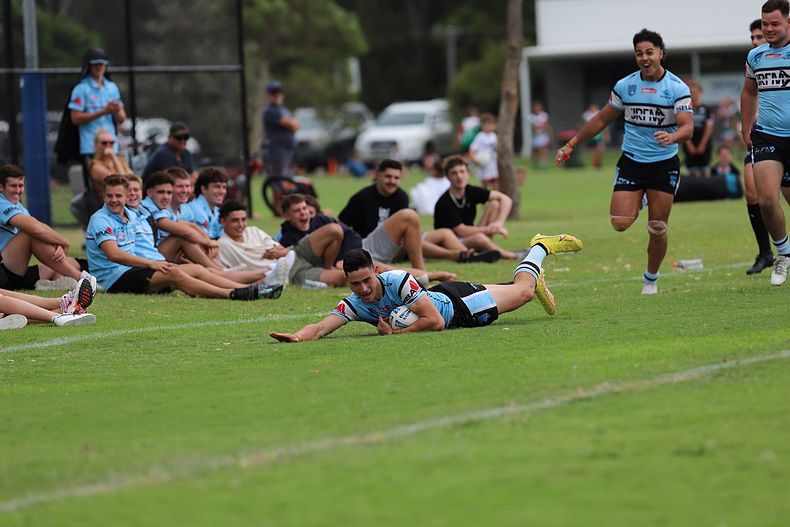 SGB Rnd 8 SHARKS vs DRAGONS