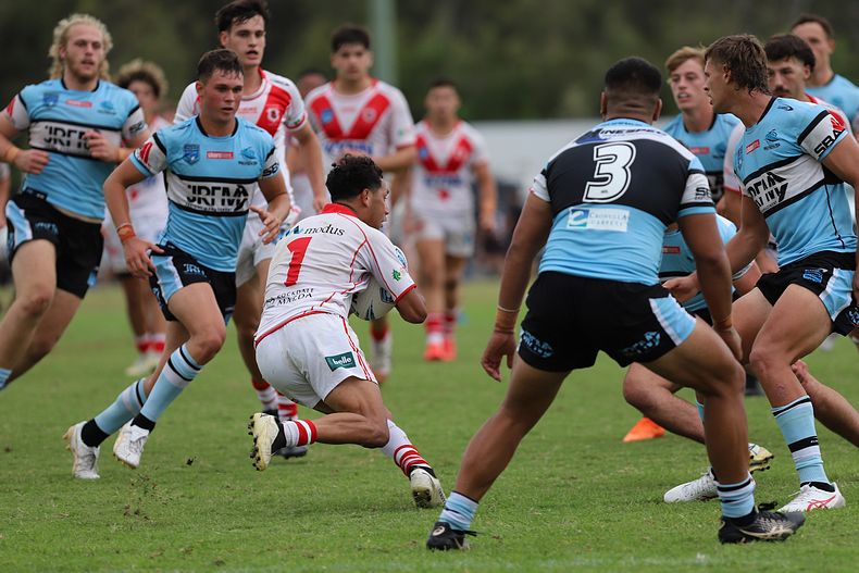 SGB Rnd 8 SHARKS vs DRAGONS