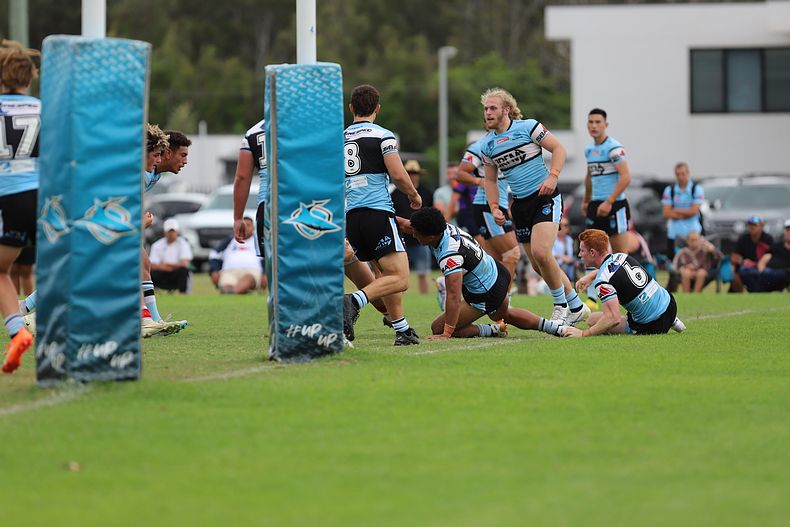 SGB Rnd 8 SHARKS vs DRAGONS