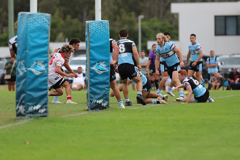 SGB Rnd 8 SHARKS vs DRAGONS