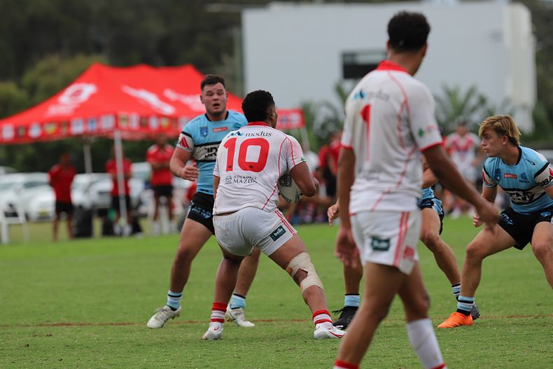 SGB Rnd 8 SHARKS vs DRAGONS