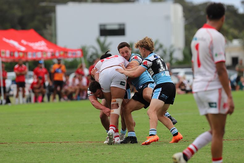 SGB Rnd 8 SHARKS vs DRAGONS