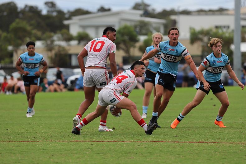 SGB Rnd 8 SHARKS vs DRAGONS