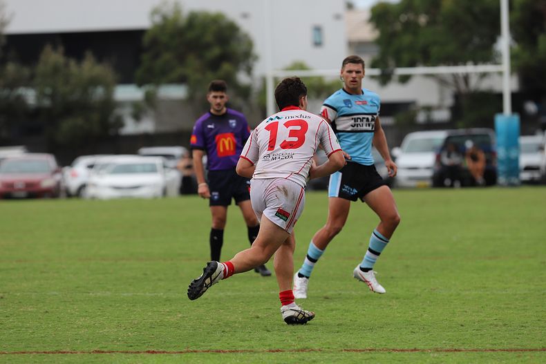 SGB Rnd 8 SHARKS vs DRAGONS