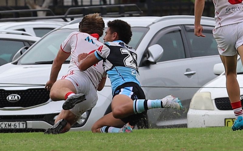 SGB Rnd 8 SHARKS vs DRAGONS
