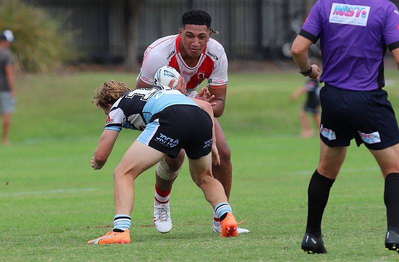 SGB Rnd 8 SHARKS vs DRAGONS