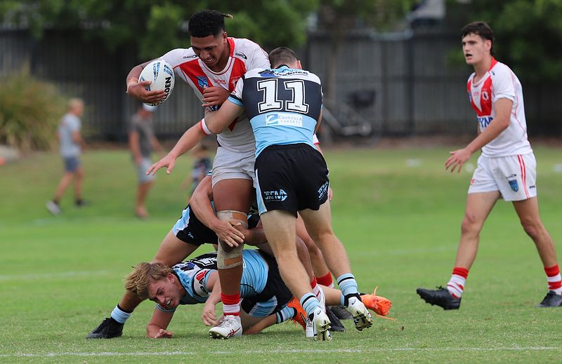 SGB Rnd 8 SHARKS vs DRAGONS