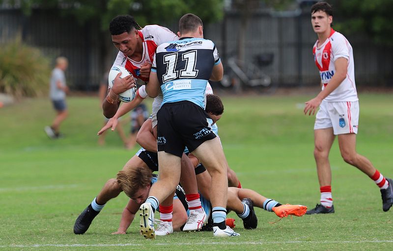 SGB Rnd 8 SHARKS vs DRAGONS