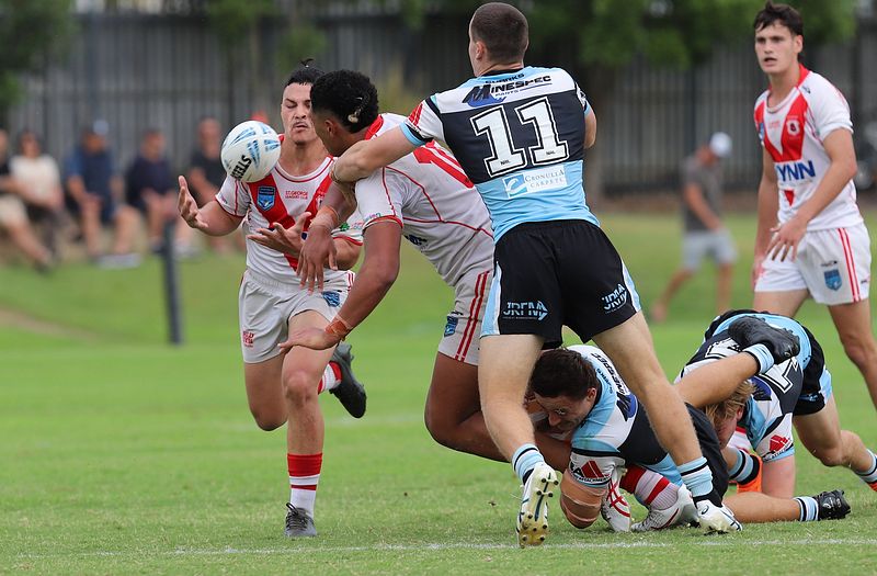 SGB Rnd 8 SHARKS vs DRAGONS