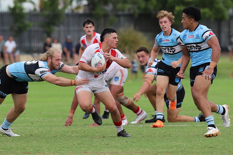 SGB Rnd 8 SHARKS vs DRAGONS
