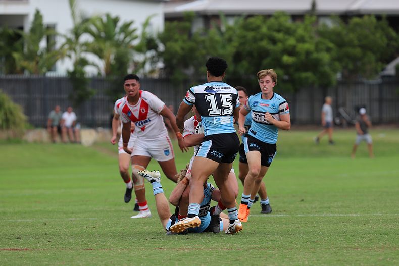 SGB Rnd 8 SHARKS vs DRAGONS