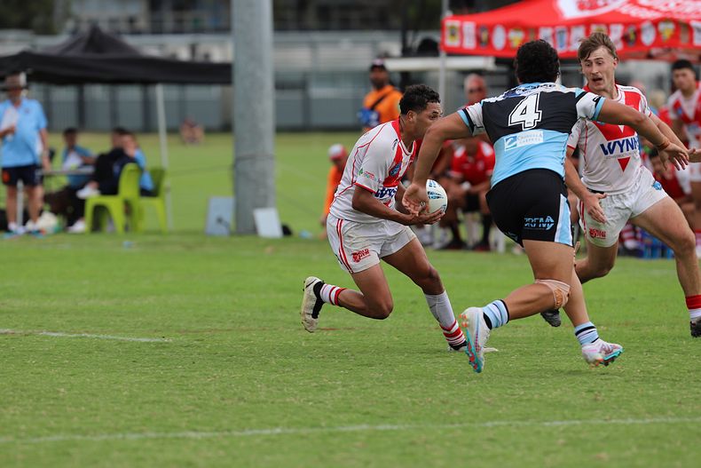 SGB Rnd 8 SHARKS vs DRAGONS