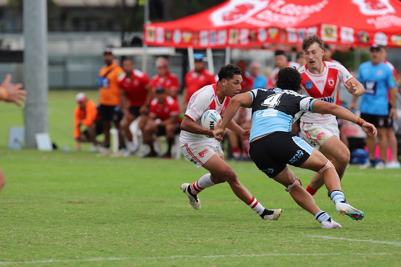 SGB Rnd 8 SHARKS vs DRAGONS