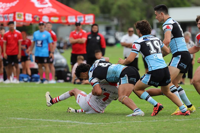 SGB Rnd 8 SHARKS vs DRAGONS