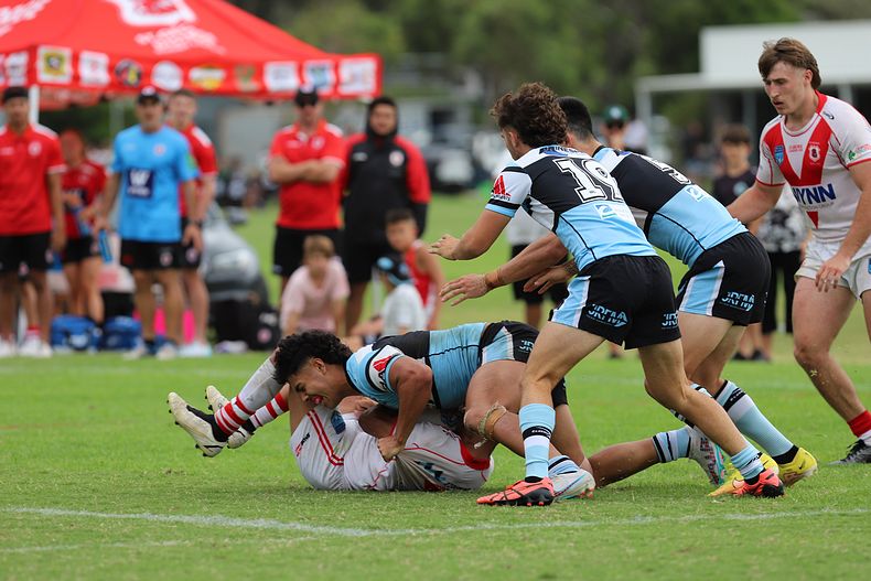SGB Rnd 8 SHARKS vs DRAGONS
