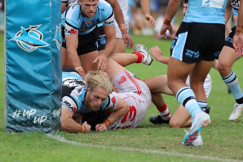 SGB Rnd 8 SHARKS vs DRAGONS