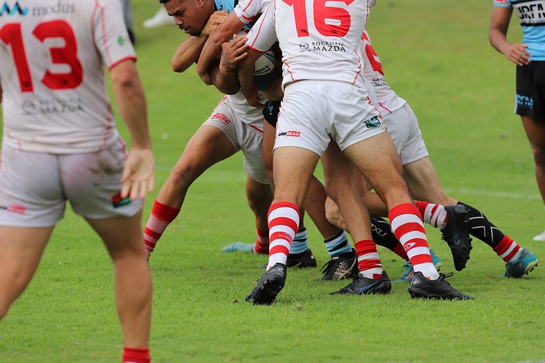 SGB Rnd 8 SHARKS vs DRAGONS