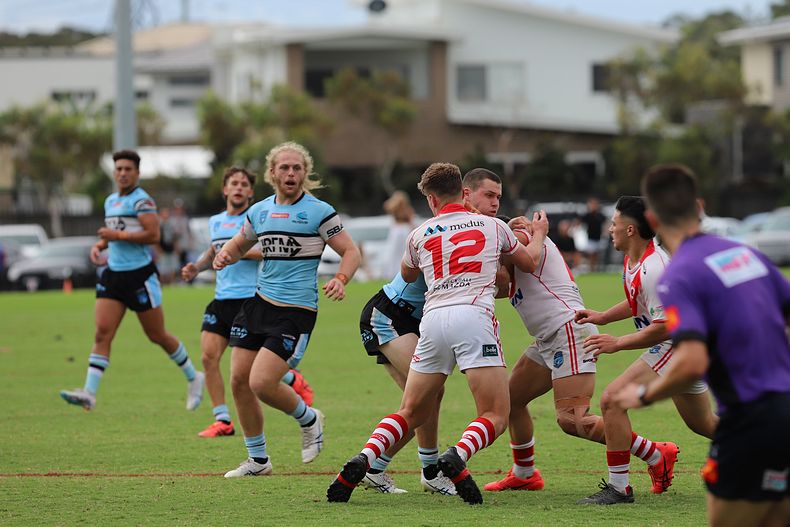 SGB Rnd 8 SHARKS vs DRAGONS