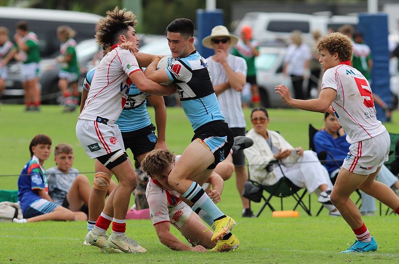 SGB Rnd 8 SHARKS vs DRAGONS