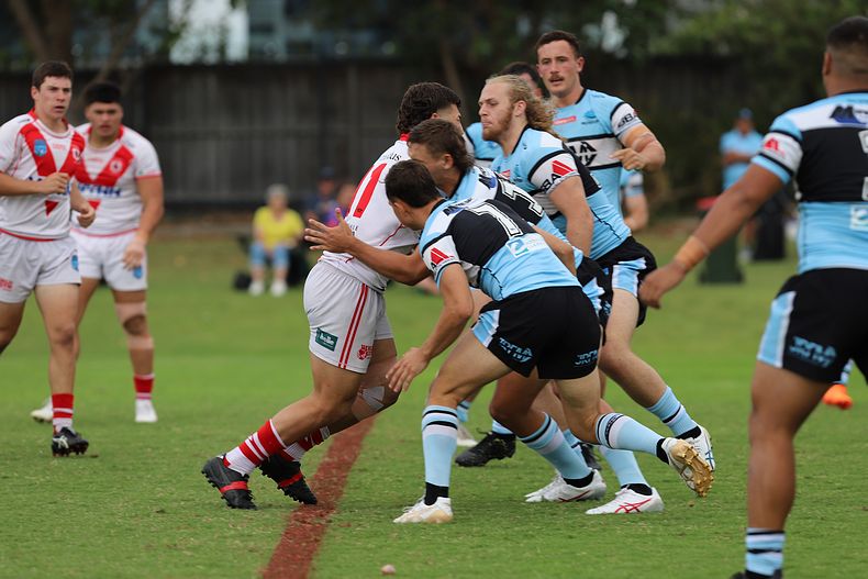 SGB Rnd 8 SHARKS vs DRAGONS