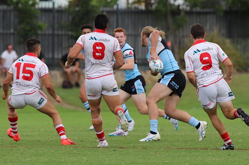 SGB Rnd 8 SHARKS vs DRAGONS