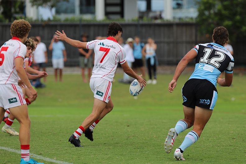 SGB Rnd 8 SHARKS vs DRAGONS