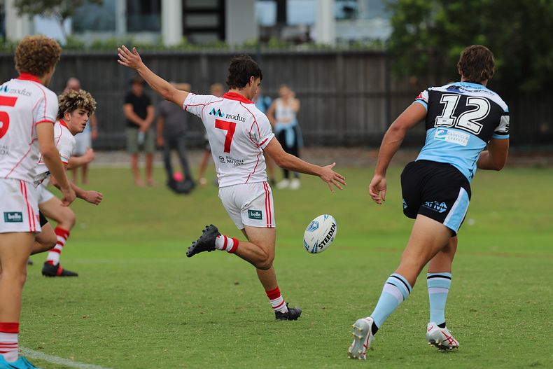 SGB Rnd 8 SHARKS vs DRAGONS