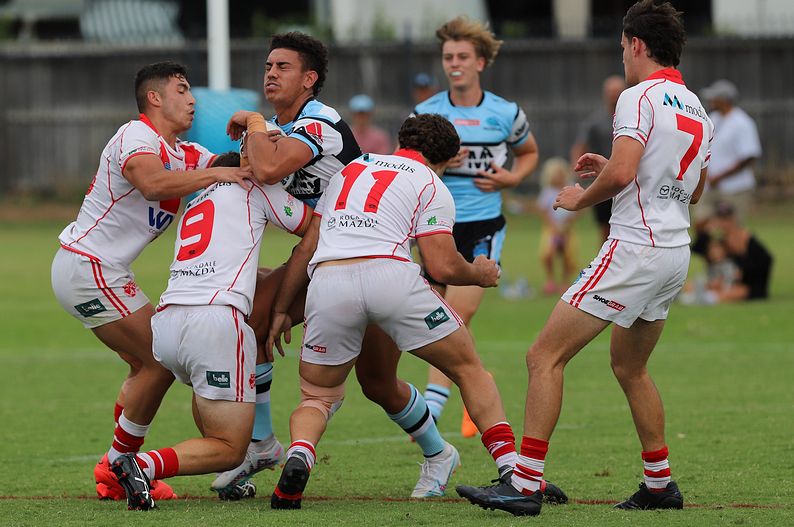 SGB Rnd 8 SHARKS vs DRAGONS