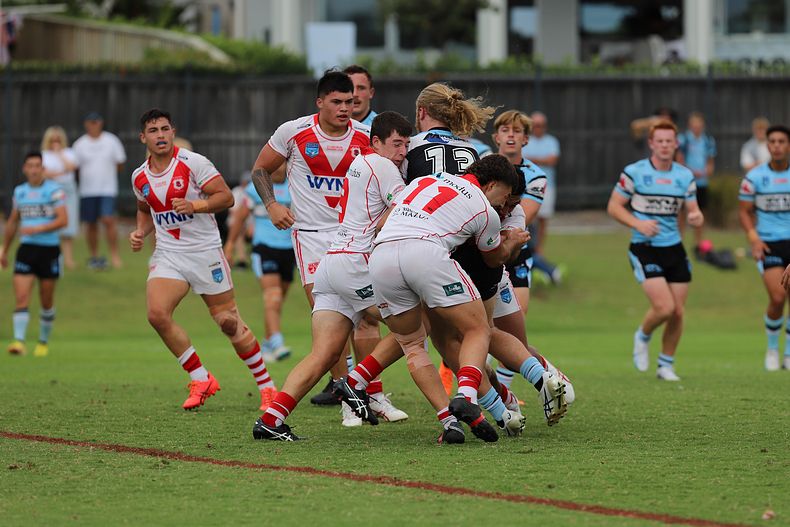 SGB Rnd 8 SHARKS vs DRAGONS