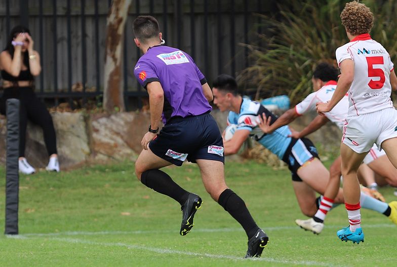 SGB Rnd 8 SHARKS vs DRAGONS