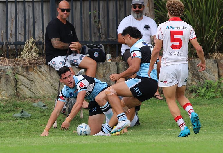 SGB Rnd 8 SHARKS vs DRAGONS