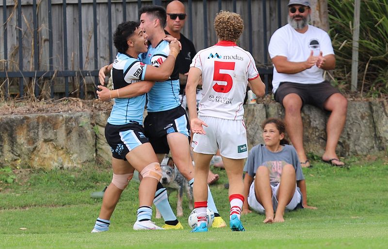 SGB Rnd 8 SHARKS vs DRAGONS