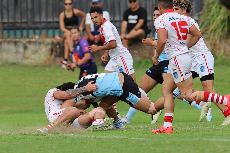 SGB Rnd 8 SHARKS vs DRAGONS